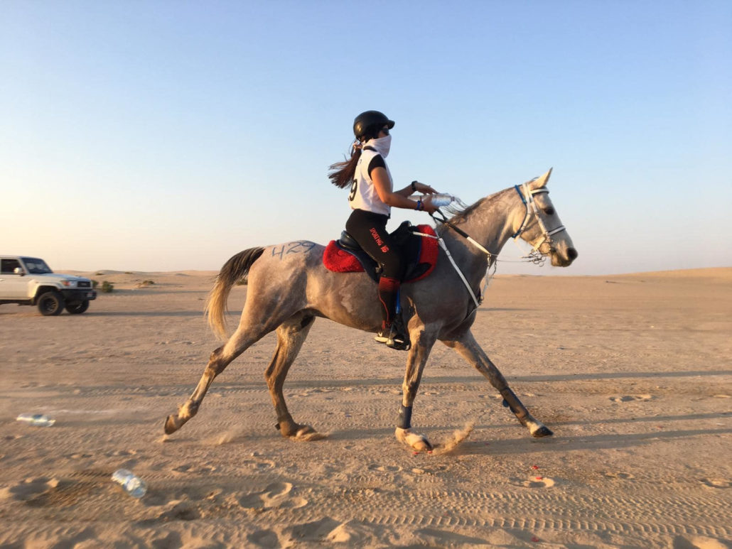 Isabel Nogueira disputou prova no Dubai - Portal Equitação